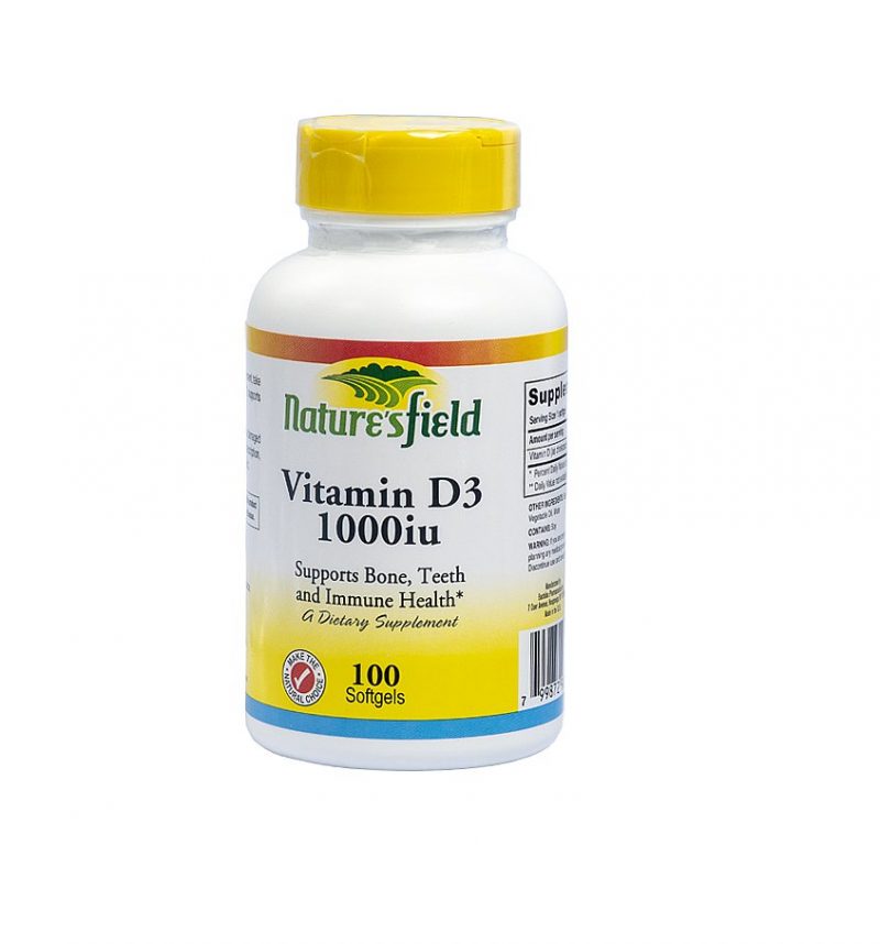 VITAMIN D3 1000IU X 100 (N/F)